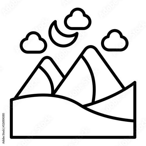 Desert Line Icon