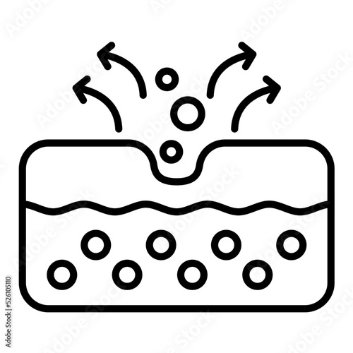 Pore Line Icon