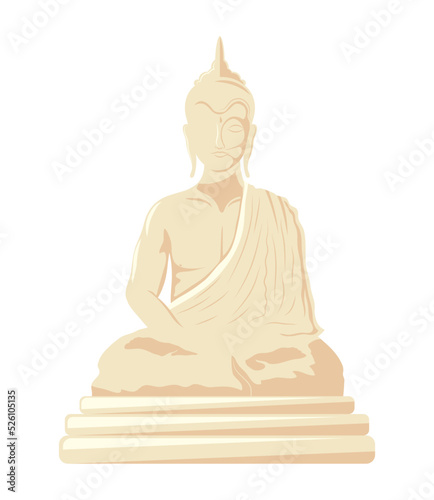 loy krathong buddha statue