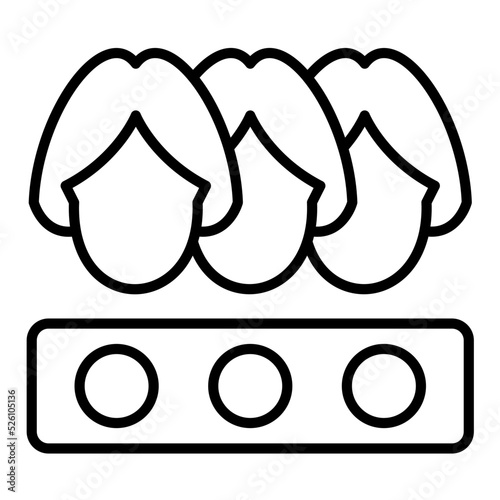 Skin Tone Line Icon