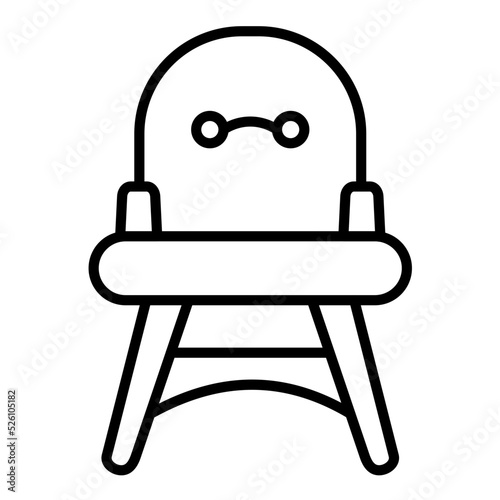 Chair Line Icon photo