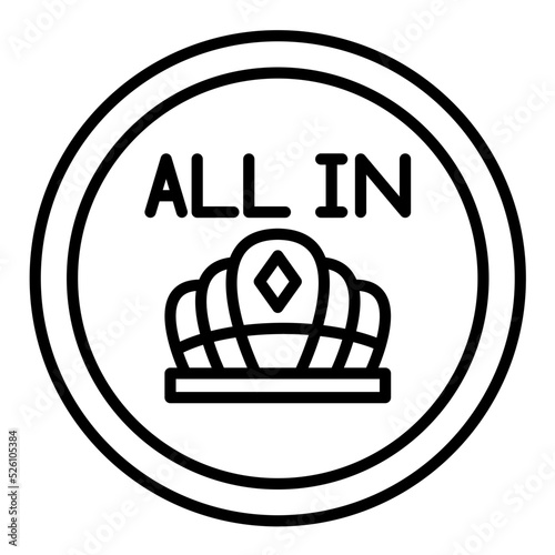 All Inclusive Line Icon