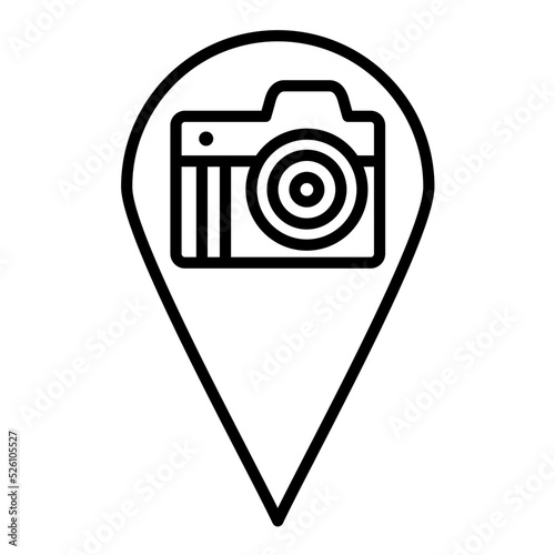 Sightseeing Line Icon