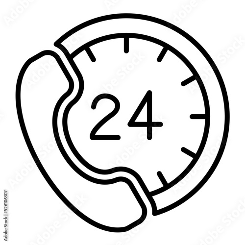 24H Support Line Icon