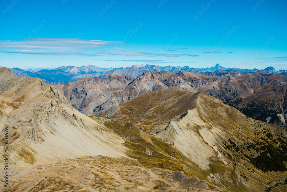 French Alps Nature Panorama Mountains.