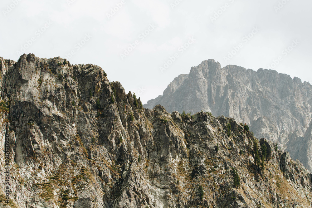 French Alps Nature Panorama Mountains.