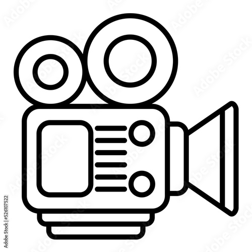 Movie Making Line Icon