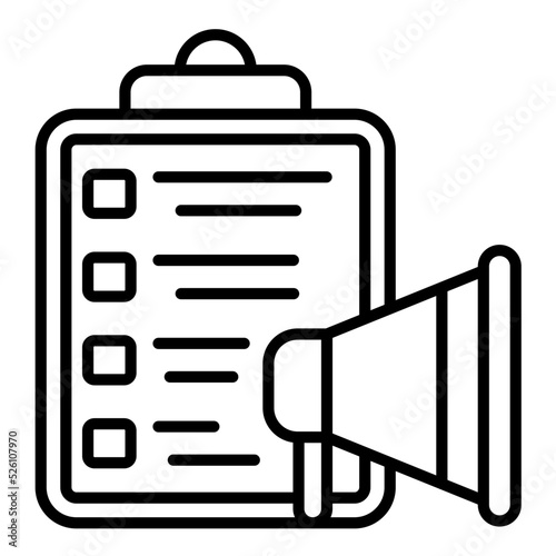 Recruitment Agency Line Icon