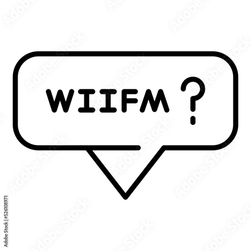 WIIFM Line Icon
