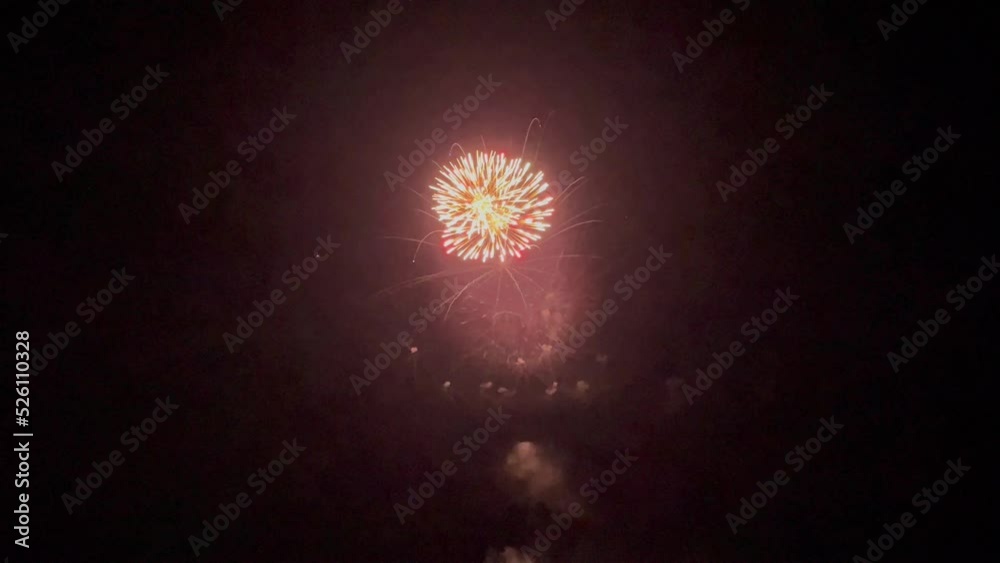 feux d'artifices plage