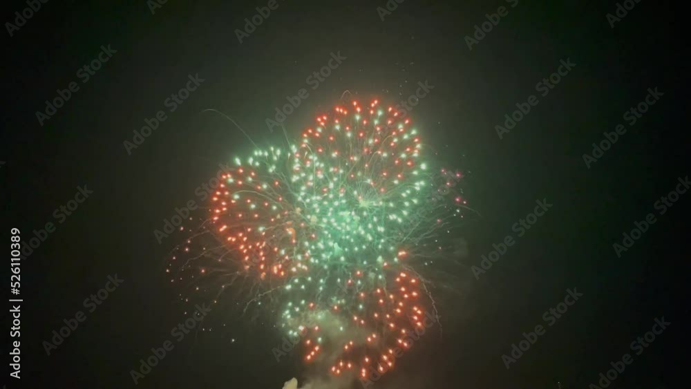 feux d'artifices bouquet final