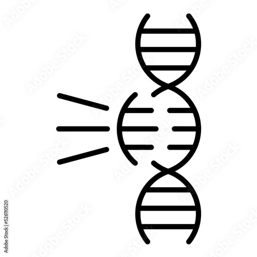 Genetic Engineering Line Icon