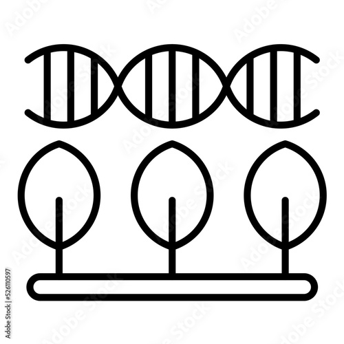 Transgenic Organisms Line Icon