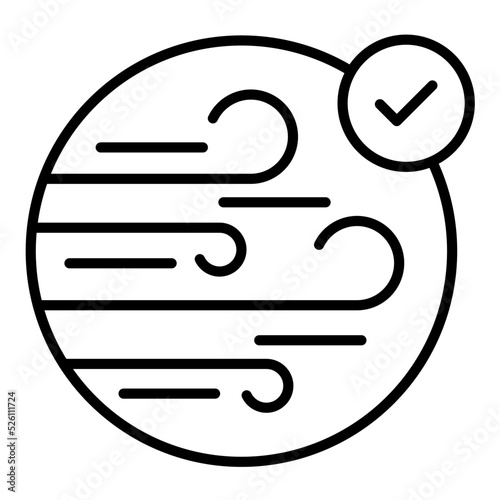 Air Quality Line Icon