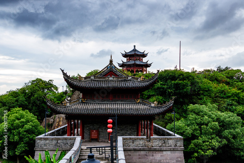  It is a Buddhist temple in Jiangnan, China.