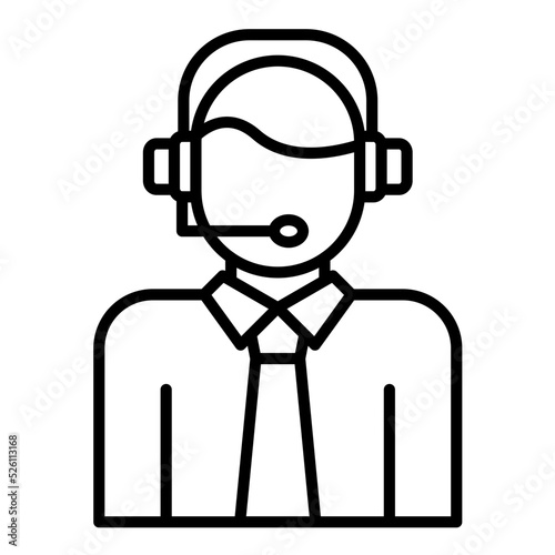 Customer Service Line Icon