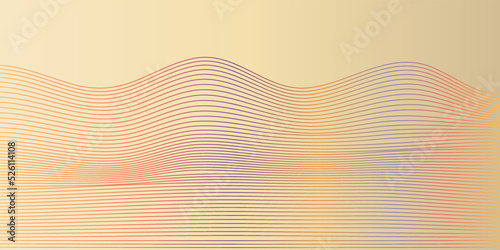 Abstract modern colorful wavy stylized lines background. blending gradient colors you can use for Web, Mobile Applications, Desktop background, Wallpaper, Business banner, poster design.