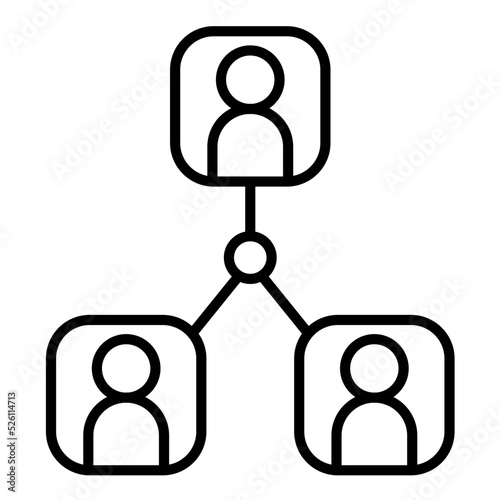 Third Party Line Icon