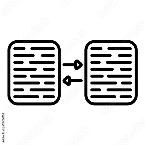 Data Transfer Line Icon