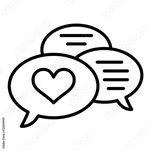 Comments Line Icon