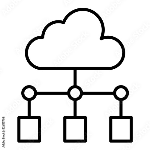 Intranet Line Icon