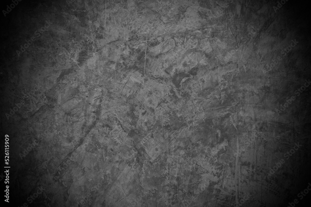 Old wall texture cement dark black gray  background abstract grey color design are light with white gradient background.