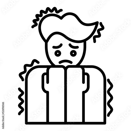 Paranoia Line Icon