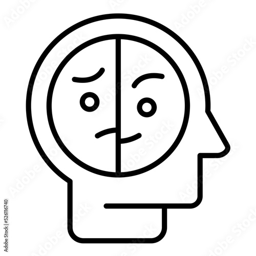 Psychopathology Line Icon