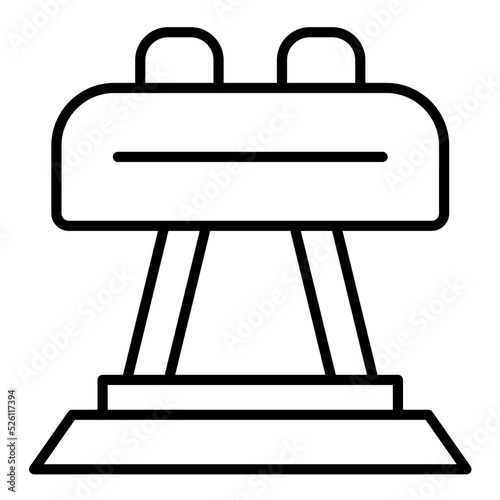 Pommel Line Icon