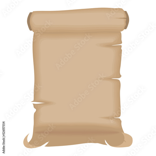 antique papyrus roll
