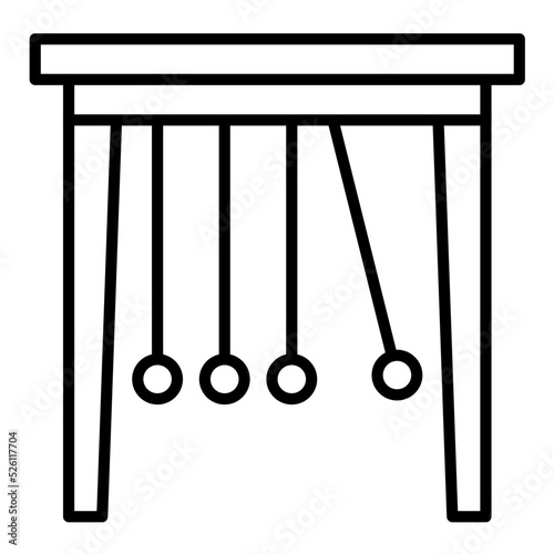 Pendulum Line Icon