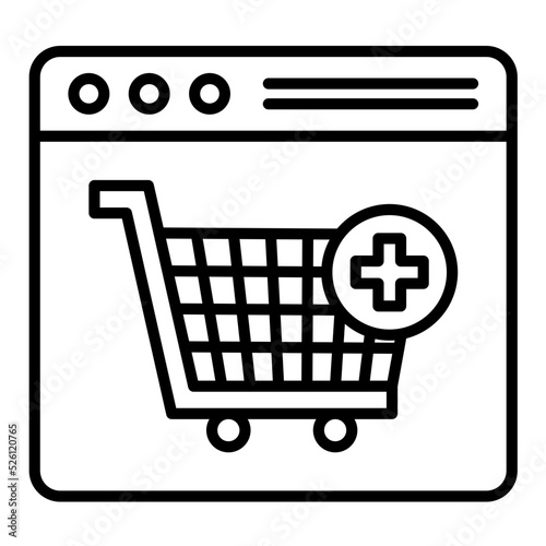 Purchasing Line Icon