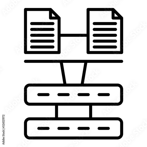 Load balancing Line Icon