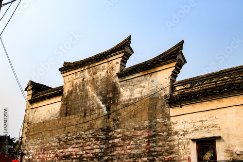 Ancient garden architecture in Jiangnan, China. 