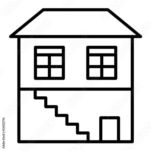 Basement Line Icon