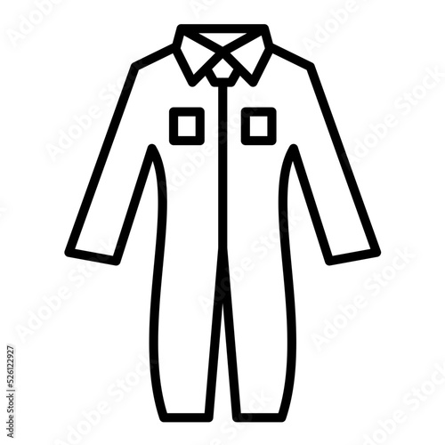 Coveralls Line Icon