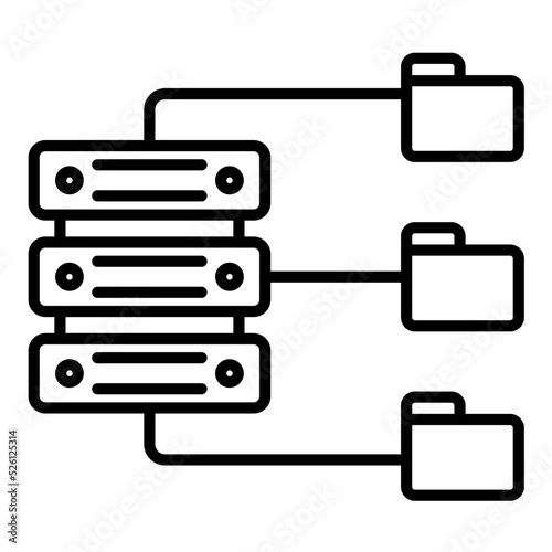 Data Source Line Icon