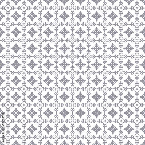 Floral vintage seamless mandala pattern geometric texture vector in illustration