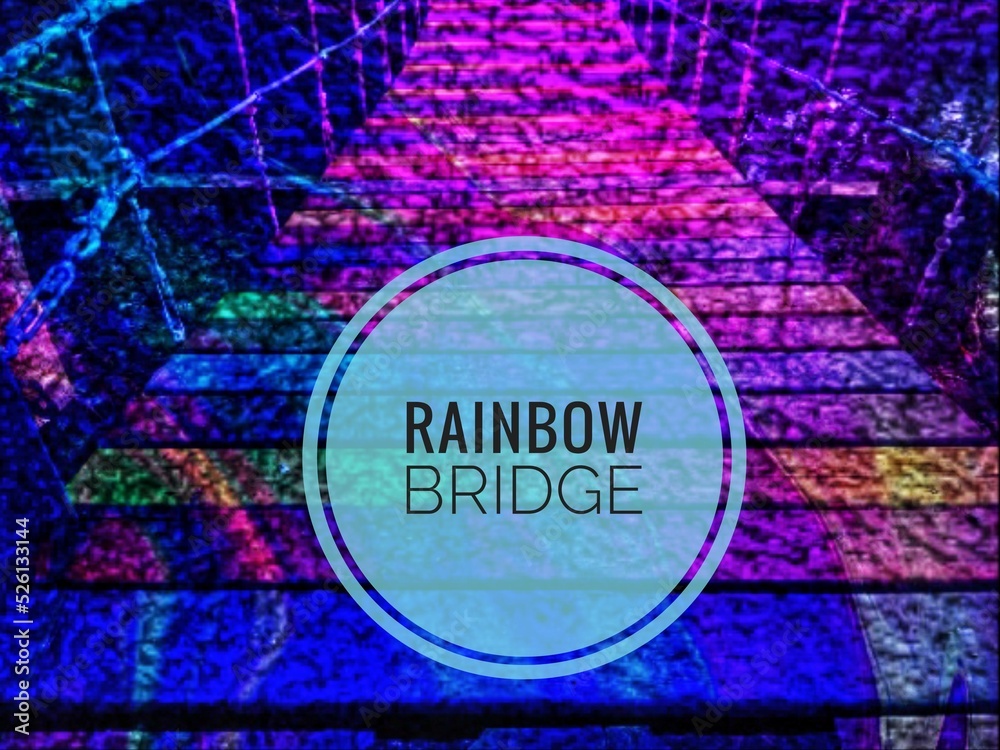 Obraz premium Abstract background a bridge with space for text