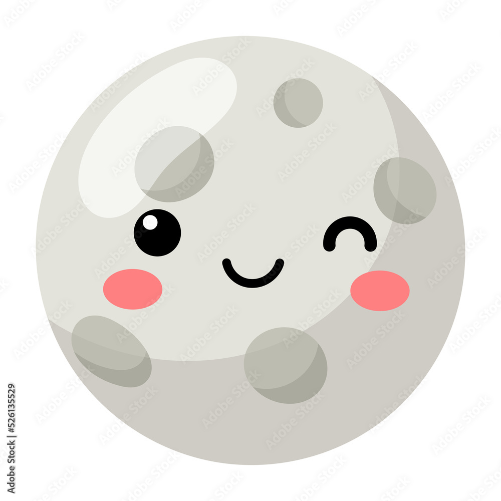 Fototapeta premium Moon icon.