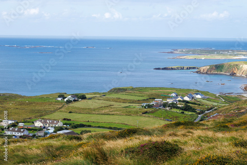 Obraz na płótnie view from the Sky Road at Clifden of the Atlantic ocean w salonie