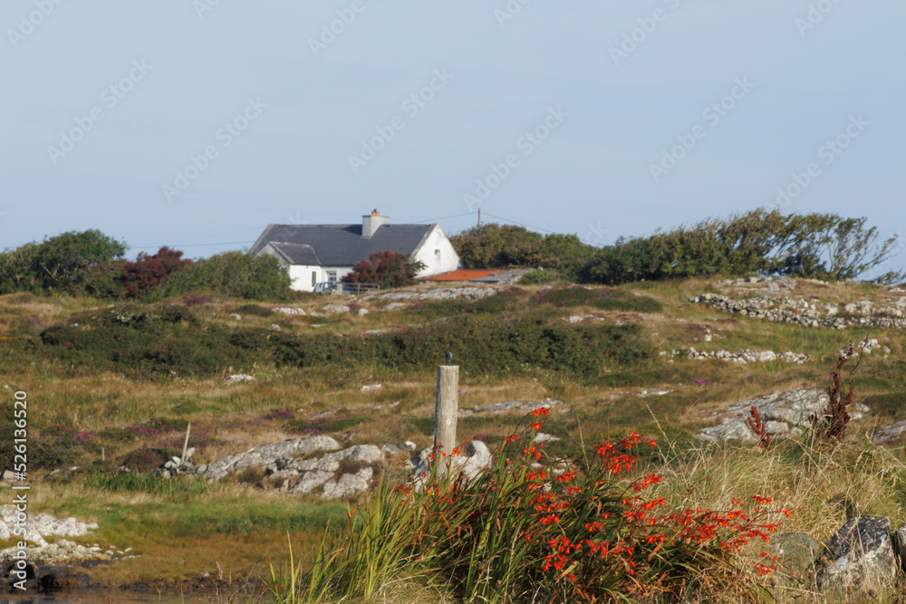 Holiday house on the hills in the country side