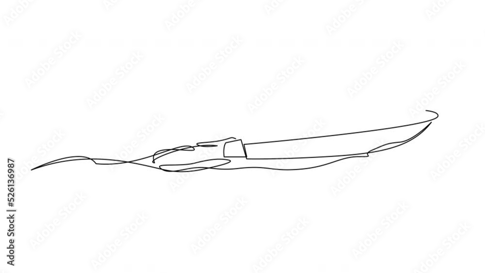 Self drawing animation of single continuous line boat, ship or yacht. Self drawing animation of single continuous line boat, ship or yacht.