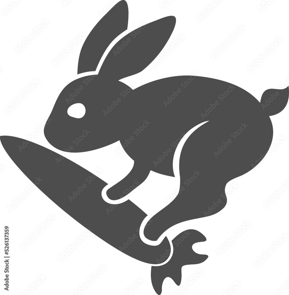 Obraz premium Rabbit icon design