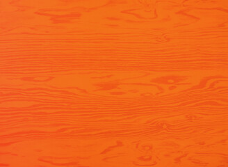 Orange wooden background. Orange wood texture. Halloween concept. Top view, flat lay.