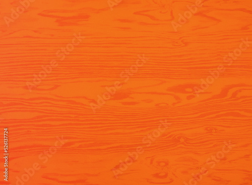 Orange wooden background. Orange wood texture. Halloween concept. Top view, flat lay.