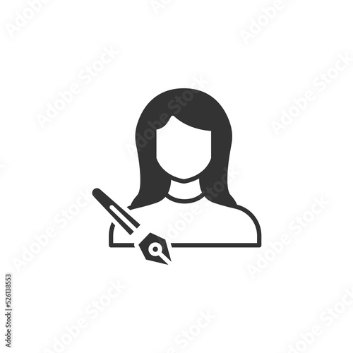 author icons  symbol vector elements for infographic web
