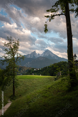 Blick auf den Watzmann in Berchtesgaden