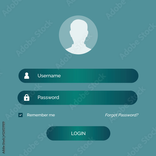 Set of Sign Up and Sign In forms.Registration and login forms page. Professional web design, full set of elements.