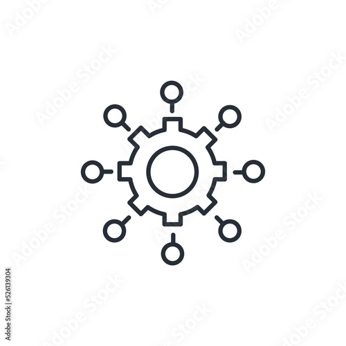 Productivity icons symbol vector elements for infographic web